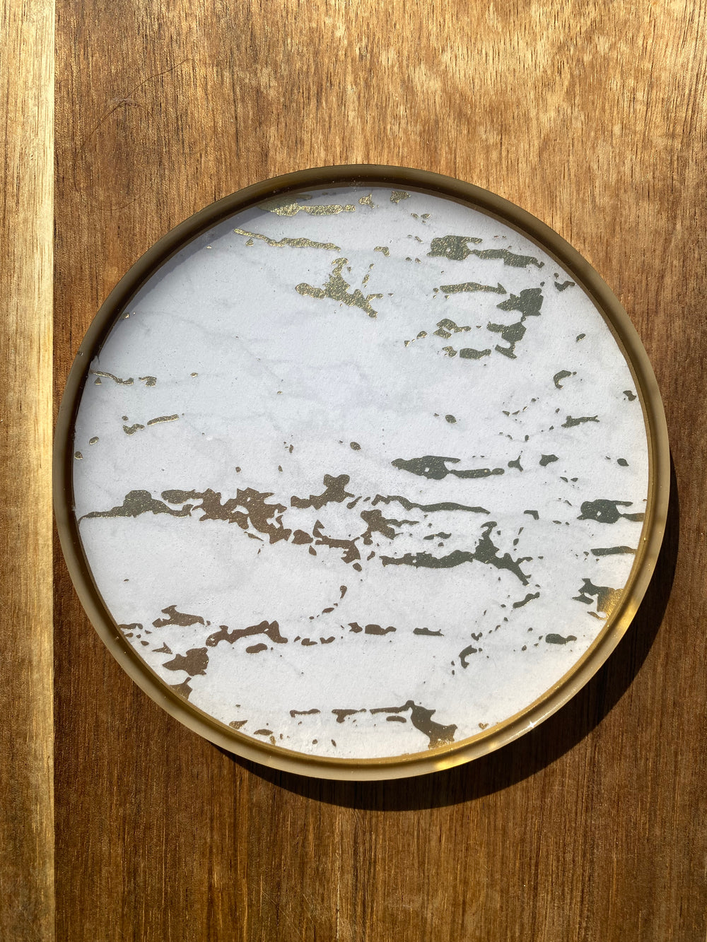 Luxe Gold Marble Coaster