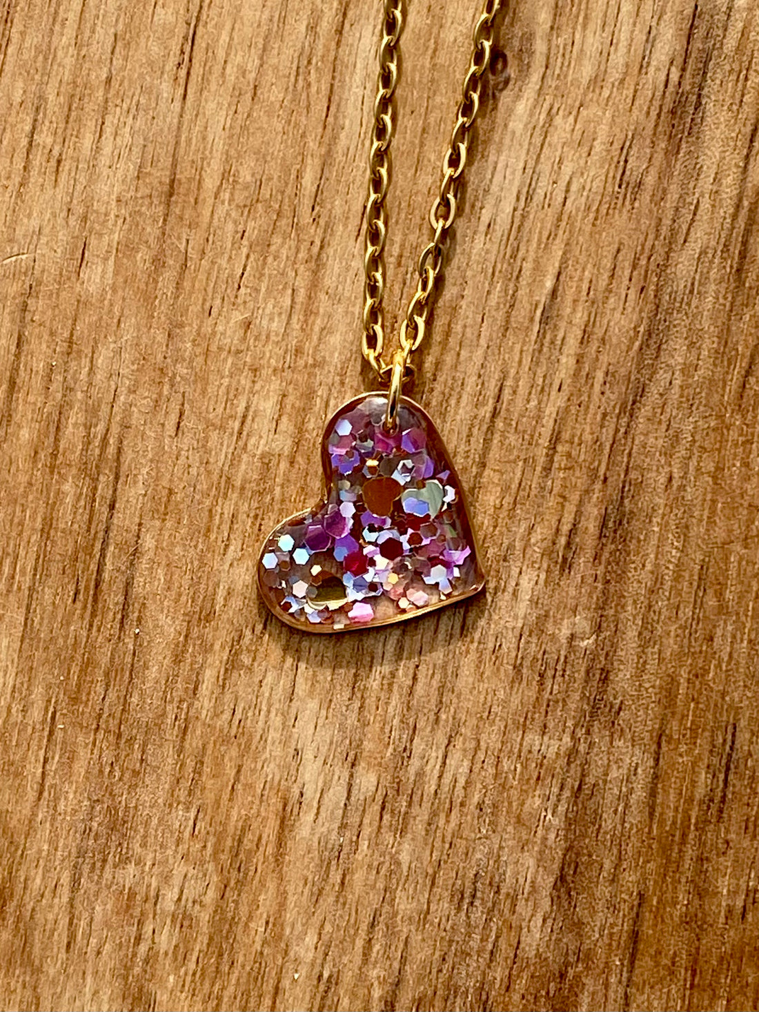 Rose Heart Necklace