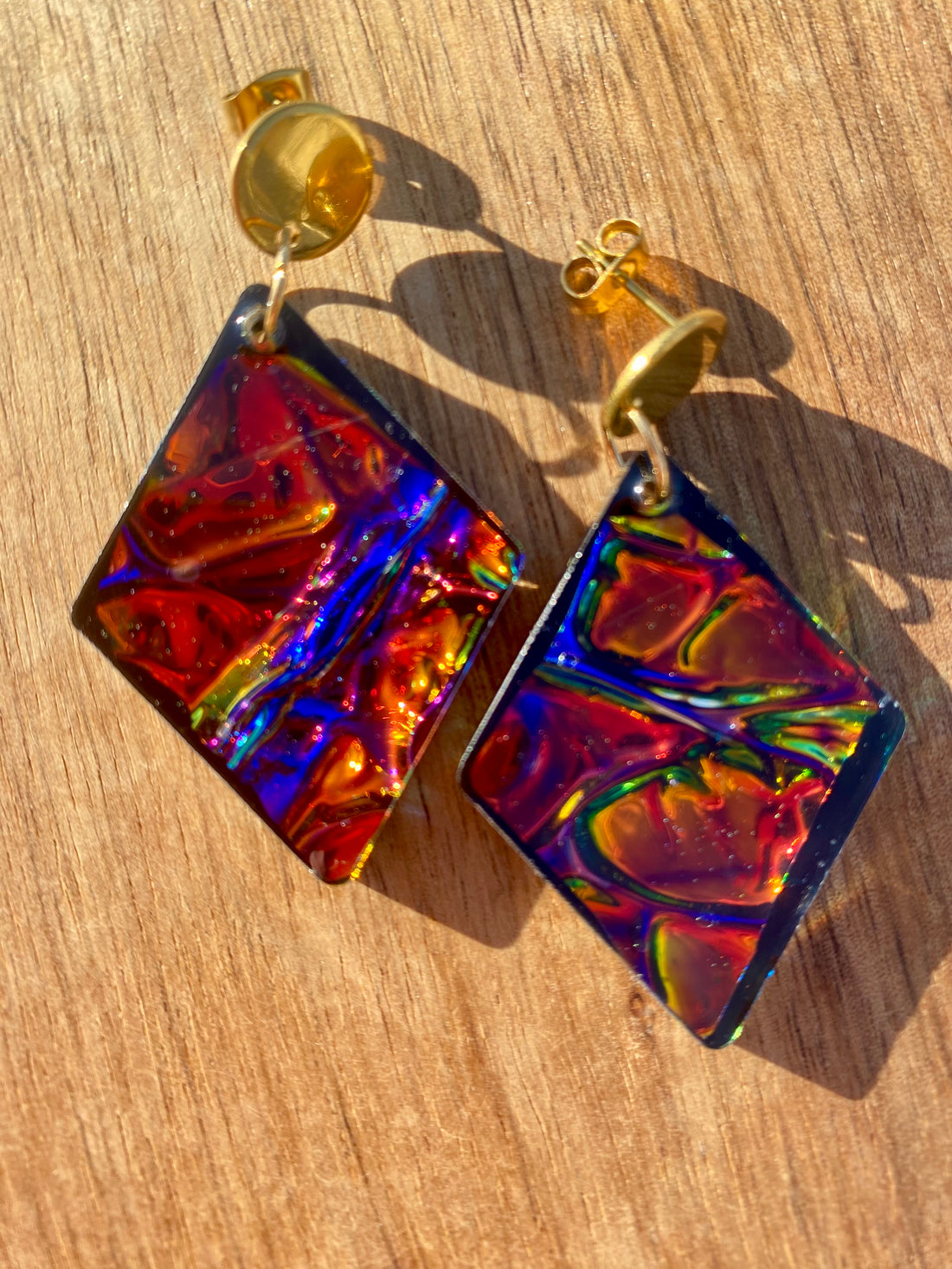 Black Diamond Crystal Earrings