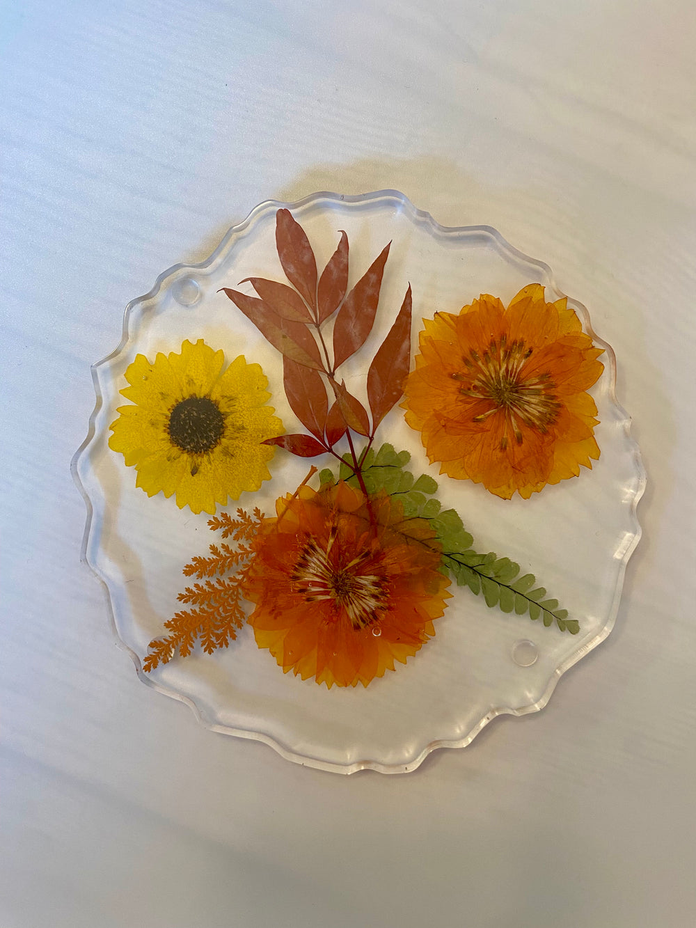 Flower Geode Coaster