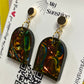 Opal Fire Earrings