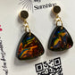 Opal Fire Earrings