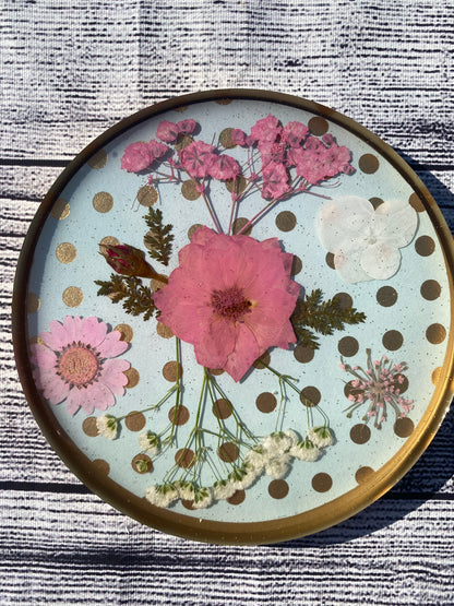 Luxe Pink Floral Coaster