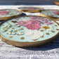 Luxe Pink Floral Coaster